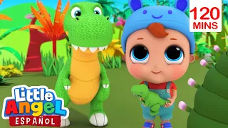 Bebé Juan aprende sobre Dinosaurios | Canciones Infantiles con Bebé Juan🎵| Little Angel Español