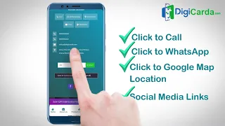 One Click Benefits /Features- Digital Business Card | Mini Website | Profile Page
