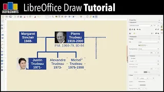 How I make my family tree charts | LibreOffice Draw Tutorial