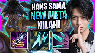 HANS SAMA PLAYING NEW META NILAH! - G2 Hans Sama Plays Nilah ADC vs Kai'Sa! | Season 2024