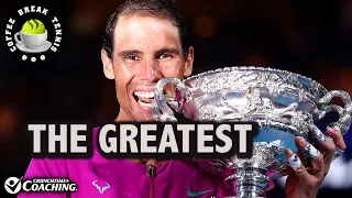 AO 2022 - NADAL IS GOAT... for now... | Coffee Break Tennis