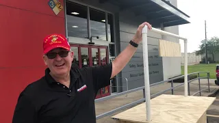 How to make an easy portable Lemonade Stand with Grainger at Lemonade Day Houston's Build a Stand