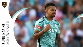 All 14 of Sunil Narine's 2022 Vitality Blast wickets | SUNIL RE-SIGNS