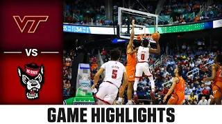 Virginia Tech vs. NC State 2023 New York Life ACC Men's Basketball Tournament Highlights