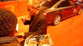 Werner Herzog signing Autographs at Berlinale 2015
