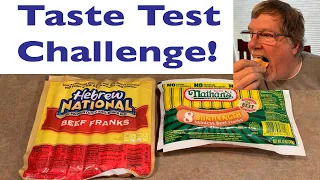 Taste Challenge - Hebrew National vs Nathan's Hot Dogs