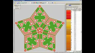 How to make 3d Peyote Star in PeyoteCreator program https://bead-n-stitch.com/peyotecreator/