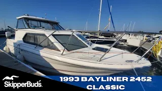 1993 Bayliner 2452 Classic Fishing Boat Tour SkipperBud's