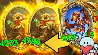 Nightbane gave permanent stats to Mechs! | Hearthstone Battlegrounds