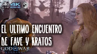 El ultimo encuentro de KRATOS Y FAYE God of War Ragnarok