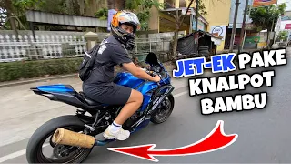 SUARANYA MENGGELEGAR‼️ ZX25R PAKE KNALPOT BAMBU SUARANYA GILA BANGET‼️| Indonesia Motovlog (255)