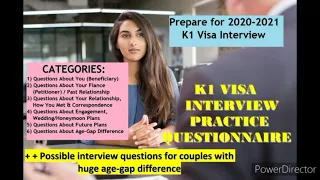 K1 Visa Interview Questions