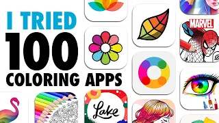 I Subscribed to EVERY Adult Coloring App to find the Ultimate BEST Digital Coloring App!