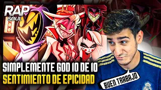 REACCIONANDO a HAZBIN HOTEL RAP (Season 1) - Adán Vs Lucifer | SoulRap