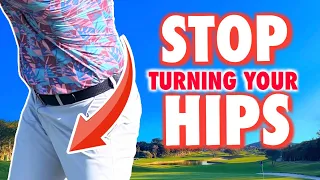 DONT turn your hips in the golf swing