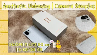 Xiaomi 11 Lite 5G NE - AESTHETIC UNBOXING | Camera Samples ✨| 6GB 128GB |