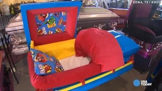 Customized caskets built for 5 children lost in house fire