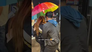 kis kisko baarish pasand hai?😍 #tusharshruti #couple #rain #shorts #couplegoals #viral #love #new