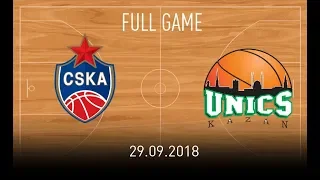 CSKA vs UNICS 29.09.2018