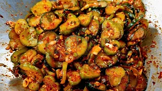 하루만에 먹는 아삭꼬들 물없는 오이지 만들기🥒🥒 밥도둑 대존맛#오이지#물없는오이지#밑반찬