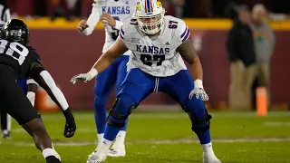 KU's Dominick Puni reacts to being drafted by 49ers