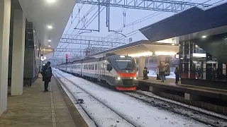 Электропоезд ЭП2Д-0052 "ЦППК" с сообщением Нижегородская(Горьковское-Направление) - Железнодорожная.