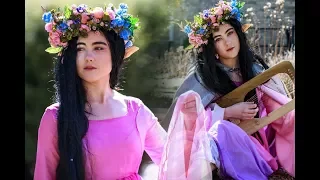 HOW TO LOOK LIKE A FANTASY CHARACTER | Includes flower crown and cloak tutorial