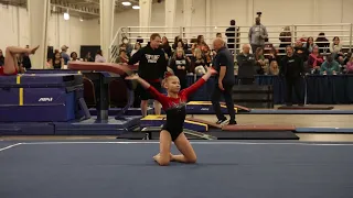 Giselle Leyvas 3rd Place Floor California Classic 2023 Wildfire Gymnast Level 7