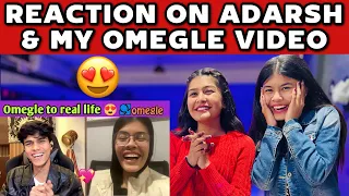 I Found Myself on @adarshuc omegle Video || OMEGLE TO REAL LIFE 😍 | Reaction Video