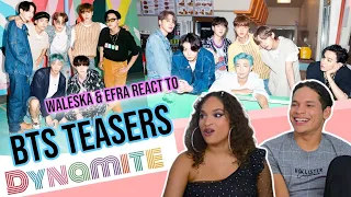 Waleska & Efra react to BTS (방탄소년단) 'Dynamite' Official Teaser + Teaser Photos| Feature Friday