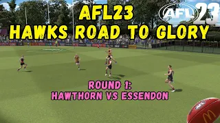 AFL23 Hawks vs Essendon, Round 1
