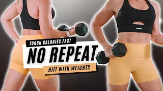 Do This To Torch Calories Fast 🔥60 MIN No Repeat Full Body Workout | Burn 558 Calories