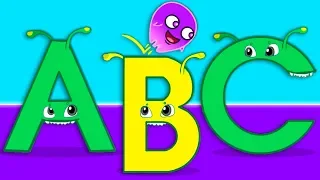 ABC song for kids - Learn the alphabet with Groovy The Martian nursery rhymes & educational videos