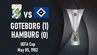 Goteborg vs Hamburg - UEFA Cup 1981-1982 Final, 1st leg - Full match