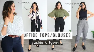 Must Have Office Tops | Swiss Dot, Tie Neck.. | Build A Basic Work Wardrobe