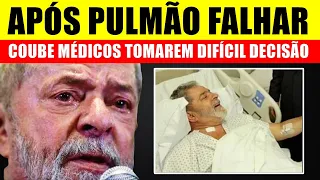 Após PULMÃO FALHAR, Presidente Lula HÁ POUCO: Coube médicos darem notícia ao Brasil