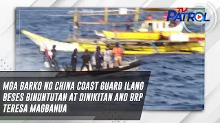 Mga barko ng China Coast Guard ilang beses binuntutan at dinikitan ang BRP Teresa Magbanua