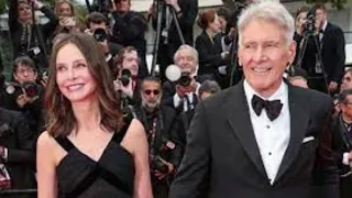 YES WE CANNES Harrison Ford, 80 and wife Calista Flockhart, 58, make rare red carpet appearance at .