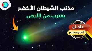 كيف ومتى ترى مذنب قرن الشيطان الأخضر؟ وهل ستراه أثناء كسوف الشمس يوم 8 إبريل القادم في رمضان