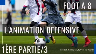 Animation défensive foot à 8 en 1-2-4-1, partie 1