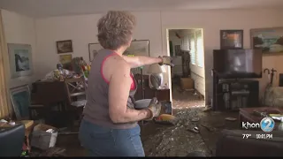 East Oahu residents are still dealing with the impact of historic rain five months after the flood