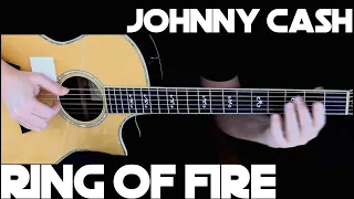 Johnny Cash - Ring Of Fire - Fingerstyle Guitar