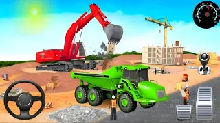 JCB Game 💯Truck Driving Road Construction game (Home Construction 3d game) Android gameplay #video