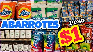 🤑ABARROTES DESDE $1 PESO / JABÓN, PAPEL, CEREAL ¡TU DESPENSA MÁS BARATA!😱/ ALFA Y OMEGA /CENTRO CDMX