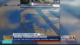 Santa Cruz BLM Mural vandalized