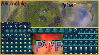 ( ARK MOBILE ) PVP 🔥 10K ELEMENT 🤯 OP BASE + DINO