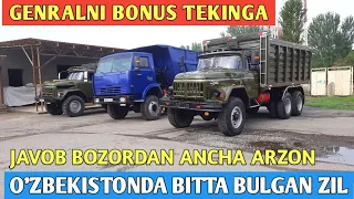 ZIL,131 KAMAZ SOTILADI SROCHNI. BU ZIL O'ZBEKISTONDA BITTA ANIQ NARXIYAM ARZON BONUSI BOR OLGANGA