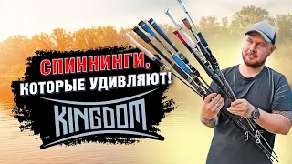 Спиннинги, которые удивляют! Kingdom