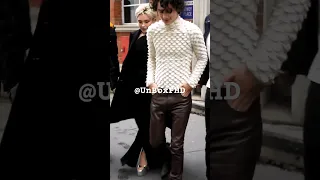 Timothee Chalamet and Florence Pugh in London for Dune Part 2 Photocall