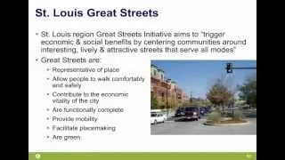 Livability in Transportation Webinar Series Part 1: Visioning, Planning and Process, and Policy